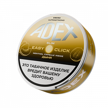 Жевательный табак ADEX CLICK Ultra Strong SLIM "Melon / Methol" 9гр