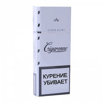 Сигареты CIGARONNE Super Slims White