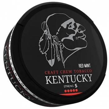 Жевательный табак KENTUCKY 5 "Red Mint"